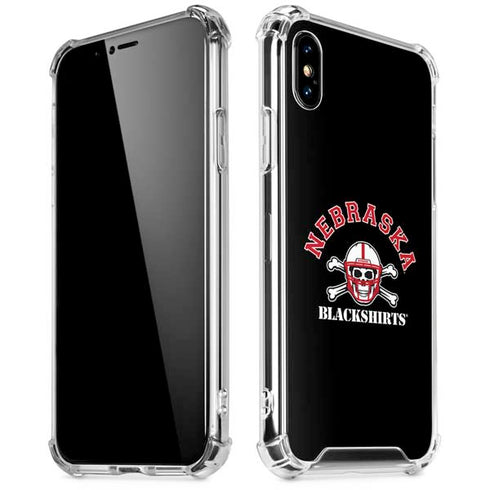 University of Nebraska Blackshirts iPhone X/XS Clear Case