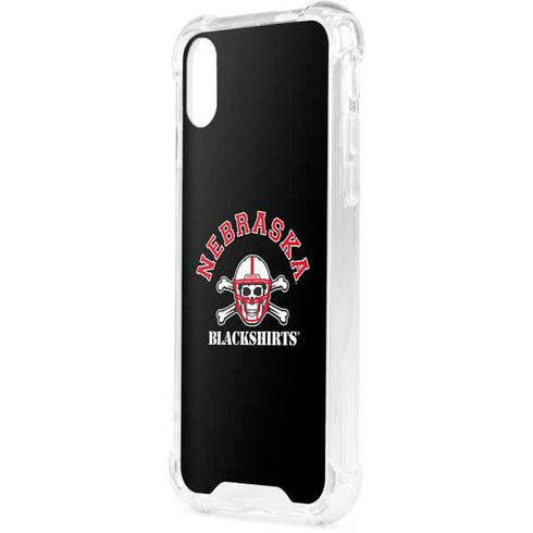 University of Nebraska Blackshirts iPhone XS Clear Case