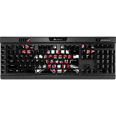 University of Nebraska Blackshirts K95 RGB PLATINUM Mechanical Gaming Keyboard Skin