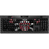 University of Nebraska Blackshirts K95 RGB PLATINUM Mechanical Gaming Keyboard Skin