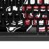 University of Nebraska Blackshirts K95 RGB PLATINUM Mechanical Gaming Keyboard Skin