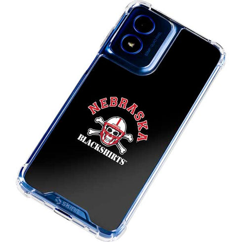 University of Nebraska Blackshirts Moto G 5G (2024) Clear Case