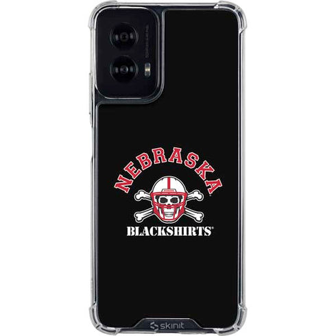 University of Nebraska Blackshirts Moto G Power 5G (2024) Clear Case