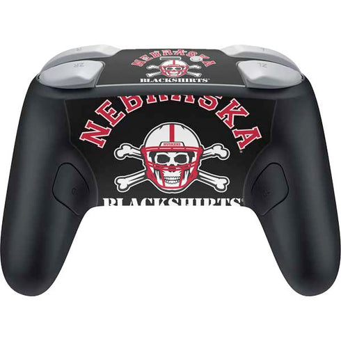 University of Nebraska Blackshirts Nintendo Switch 2 (2025) Pro Controller Skin