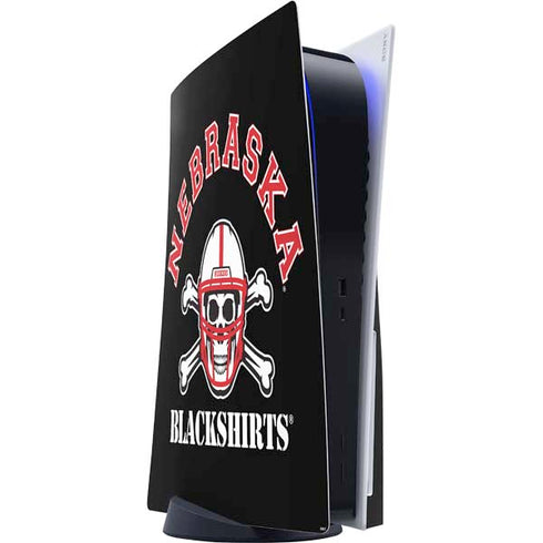 University of Nebraska Blackshirts PS5 Console Skin