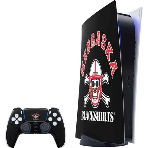University of Nebraska Blackshirts PlayStation PS5 Skins
