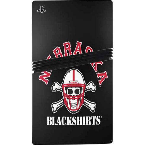 University of Nebraska Blackshirts PS5 Pro Disk Bundle Skin