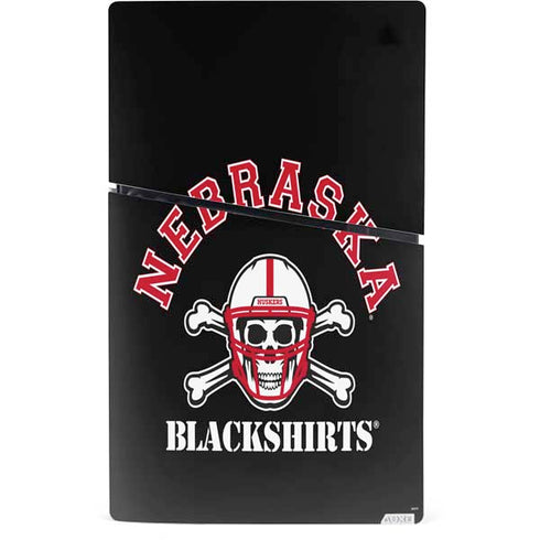 University of Nebraska Blackshirts PS5 Slim Digital Edition Console Skin