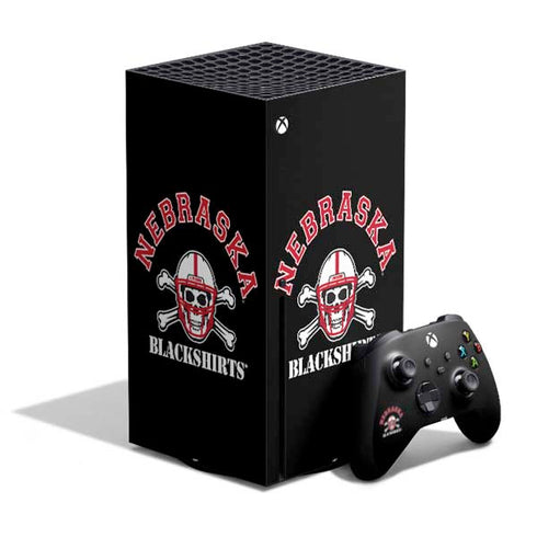 University of Nebraska Blackshirts Xbox Series X Bundle Skin