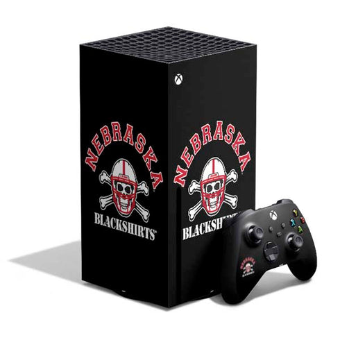 University of Nebraska Blackshirts XBox Series X Digital Edition Bundle Skin