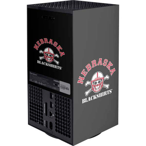 University of Nebraska Blackshirts XBox Series X Digital Edition Console Skin