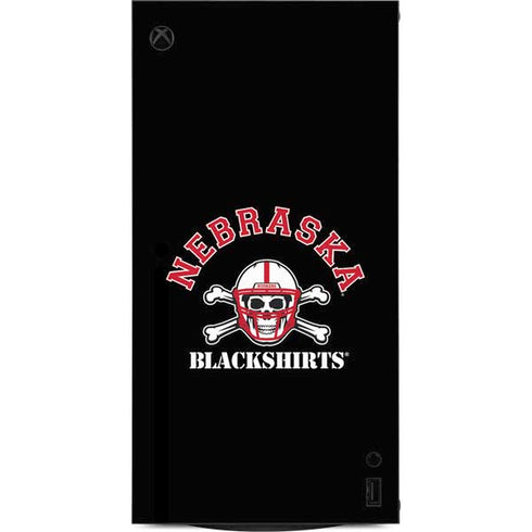 University of Nebraska Blackshirts XBox Series X Digital Edition Console Skin