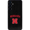 University of Nebraska Collegiate Text Black Galaxy A16 5G Skin