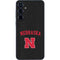 University of Nebraska Collegiate Text Black Galaxy A35 5G Skin