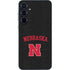 University of Nebraska Collegiate Text Black Galaxy A35 5G Skin