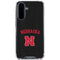 University of Nebraska Collegiate Text Black Galaxy A36 5G Clear Case