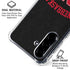University of Nebraska Collegiate Text Black Galaxy A36 5G Clear Case