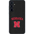 University of Nebraska Collegiate Text Black Galaxy A36 5G Skin