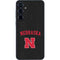 University of Nebraska Collegiate Text Black Galaxy A55 5G Skin