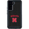 University of Nebraska Collegiate Text Black Galaxy S24 Plus Waterproof Case