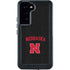 University of Nebraska Collegiate Text Black Galaxy S24 Plus Waterproof Case