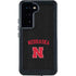 University of Nebraska Collegiate Text Black Galaxy S24 Waterproof Case