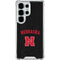 University of Nebraska Collegiate Text Black Galaxy S25 Ultra Clear Case