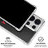 University of Nebraska Collegiate Text Black Galaxy S25 Ultra Clear Case