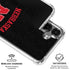 University of Nebraska Collegiate Text Black Galaxy S26 Clear Case
