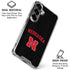 University of Nebraska Collegiate Text Black Galaxy S26 Plus Clear Case