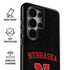 University of Nebraska Collegiate Text Black Galaxy S26 Ultra Impact Case