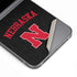 University of Nebraska Collegiate Text Black Galaxy Z Flip6 Skin