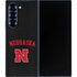 University of Nebraska Collegiate Text Black Galaxy Z Fold6 Skin