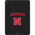 University of Nebraska Collegiate Text Black Apple iPad Air Skin