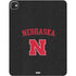 University of Nebraska Collegiate Text Black iPad Pro 13in M4 (2024) Skin