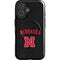 University of Nebraska Collegiate Text Black iPhone 16 Magsafe Impact Case
