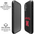 University of Nebraska Collegiate Text Black iPhone 16 Magsafe Impact Case