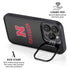 University of Nebraska Collegiate Text Black iPhone 16 Pro Kickstand Case
