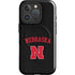 University of Nebraska Collegiate Text Black iPhone 16 Pro Magsafe Impact Case
