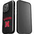 University of Nebraska Collegiate Text Black iPhone 16 Pro Max Impact Case