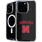University of Nebraska Collegiate Text Black iPhone 16 Pro Max MagSafe Case