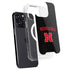 University of Nebraska Collegiate Text Black iPhone 16 Pro Max MagSafe Case