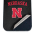 University of Nebraska Collegiate Text Black iPhone 16 Skin