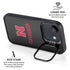 University of Nebraska Collegiate Text Black iPhone 16e Kickstand Case