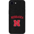 University of Nebraska Collegiate Text Black iPhone 16e Skin