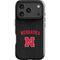 University of Nebraska Collegiate Text Black iPhone 18 Pro Max Impact Case