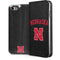 University of Nebraska Collegiate Text Black iPhone 7 Folio Case
