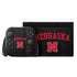 University of Nebraska Collegiate Text Black Nintendo Switch 2 (2025) with Joy-Con Skin