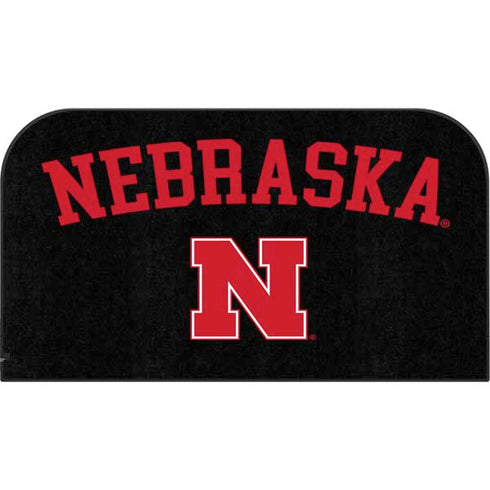 University of Nebraska Collegiate Text Black Nintendo Switch 2 (2025) with Joy-Con Skin