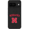 University of Nebraska Collegiate Text Black Google Pixel 9 Skin